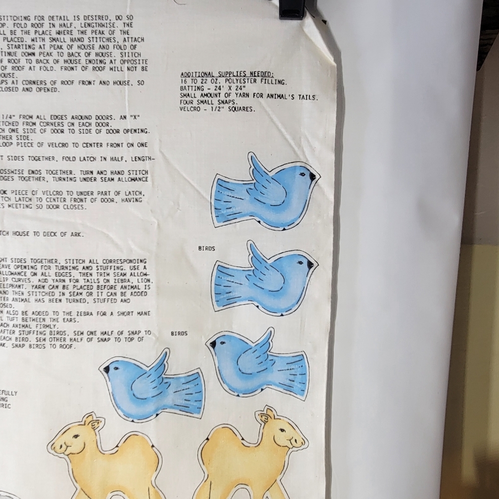 Springs Industries Noahs Ark Cut and Sew Panel With Animals New - Picture 10 of 16